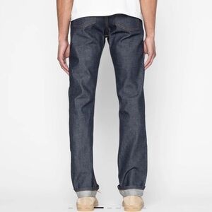 Naked & Famous Weird Guy Dirty Fade Selvedge 100% cotton denim jeans Sz 31